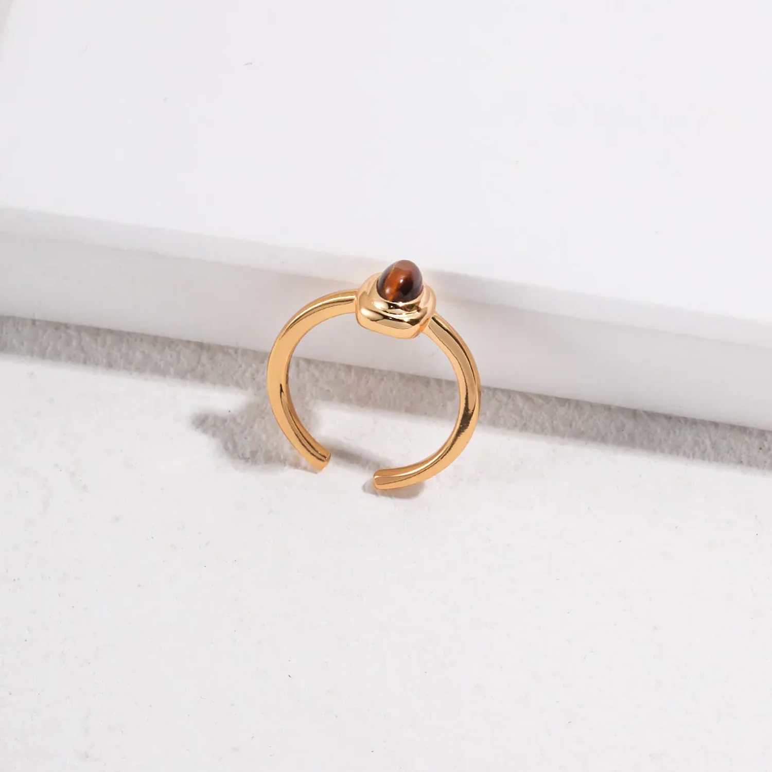 Vintage Tiger Eye Stone Ring