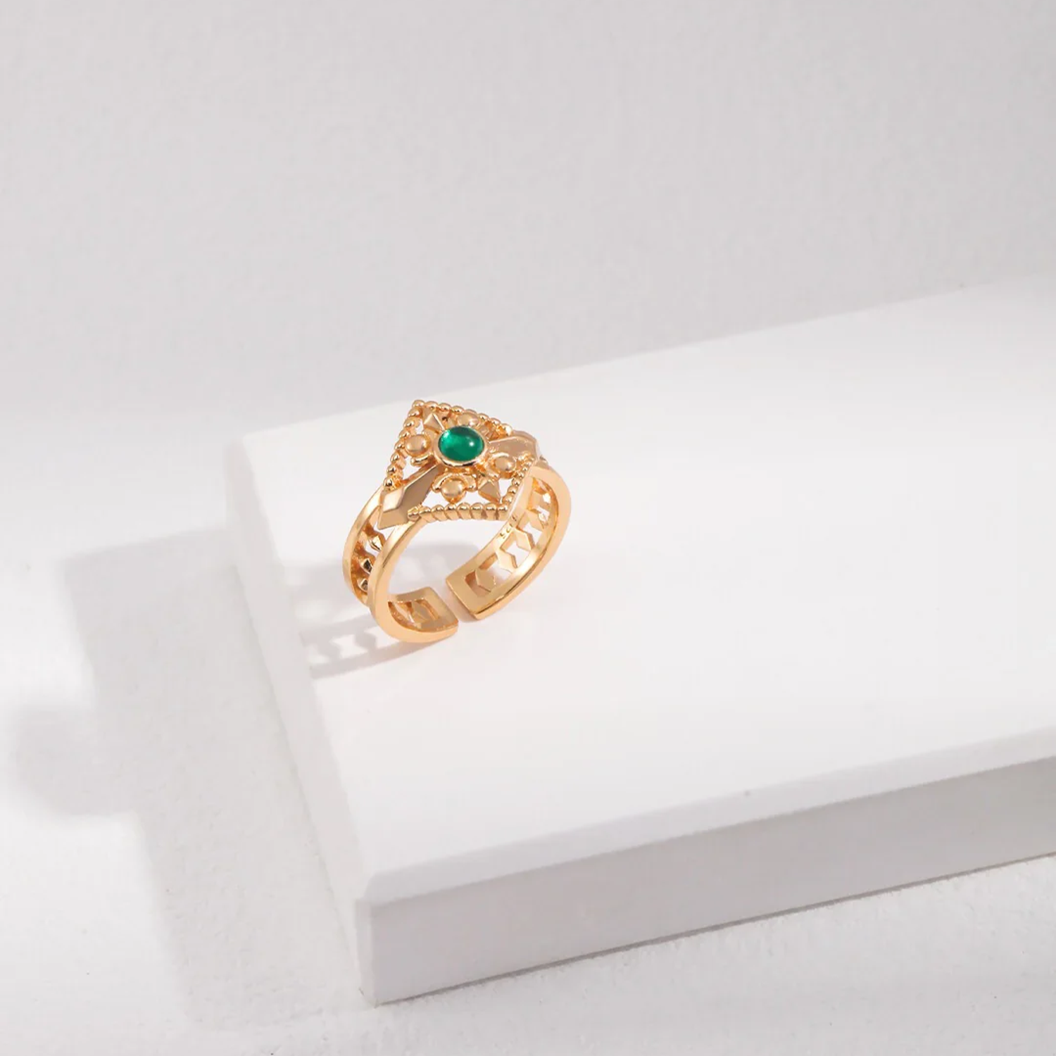 Princess Crown Band Open Ring