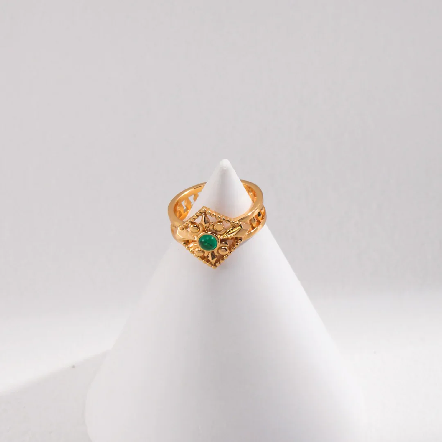 Princess Crown Band Open Ring