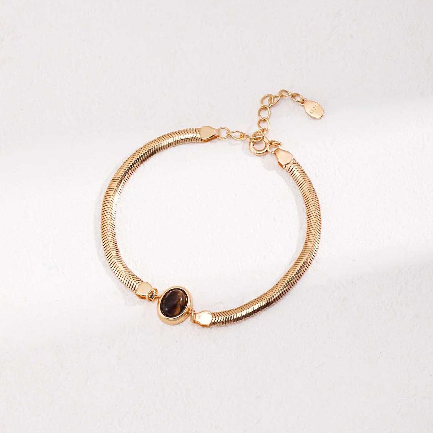 Lapislazuli / Tigerauge Armband